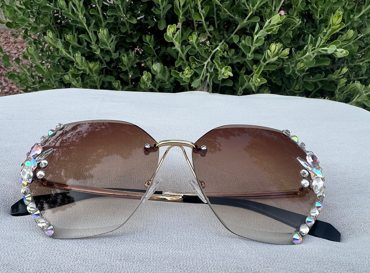 Crystal Sparkle Sunglasses